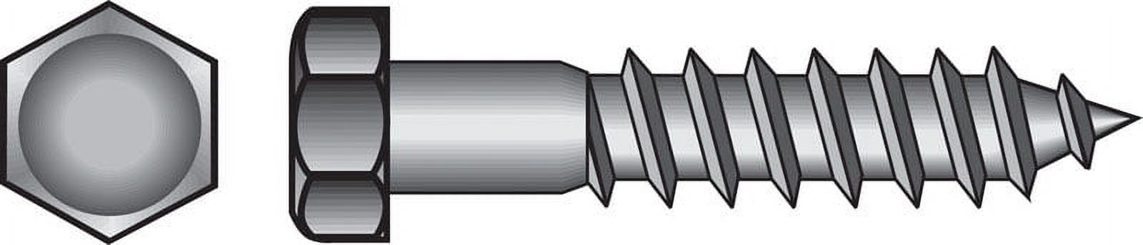 Hillman 3/8" Hot Dipped Galvanized Steel Hex Lag Screw