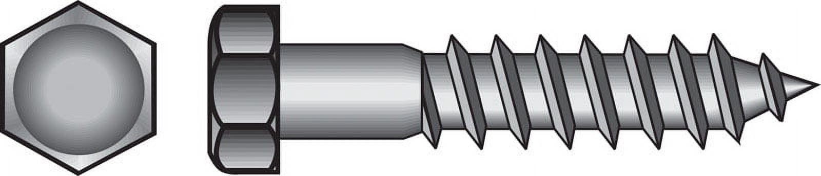 Hillman 3/8" Stainless Steel Hex Lag Screw