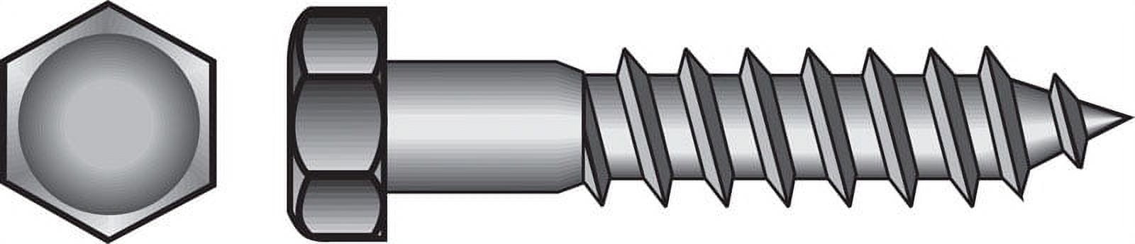Hillman 3/8" Stainless Steel Hex Lag Screw