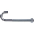 thumbnail image 1 of Hillman 321780 10-24 x 1.87 in. Zinc Plated J-Bolt with Nut, Pack of 25, 1 of 1