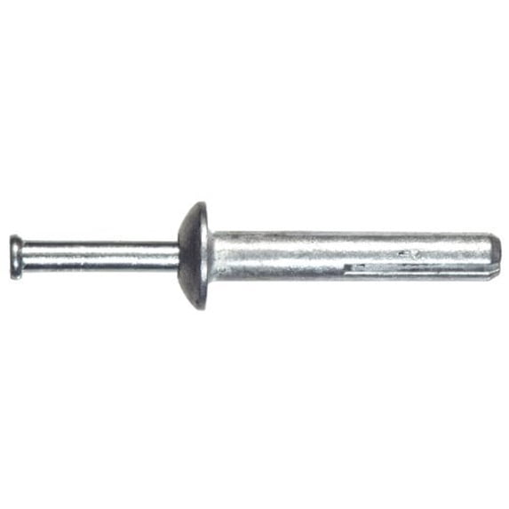 Hillman 41432 Zamac Nailin Anchor, Zinc, 1/4" x 1-1/2", 12/Card