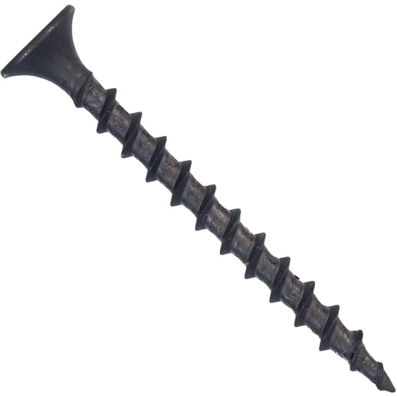 Hillman Drywall Screw Black Phosphate - Easy-to-Use Steel - 100 Pack, 2.5 In, Black