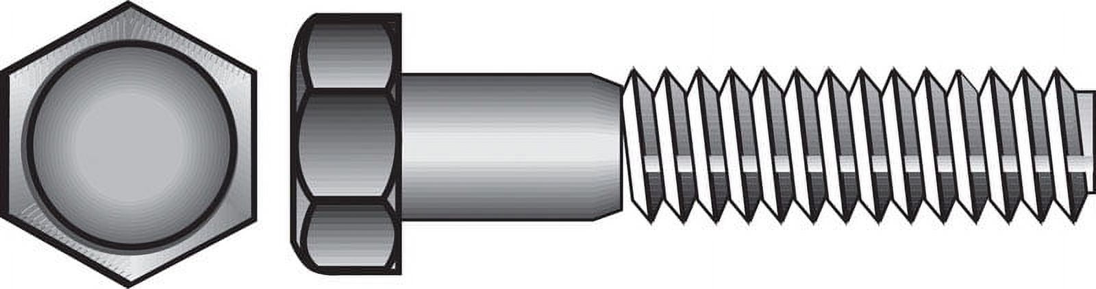 Hillman 5/16 in. D X 1 in. L Hot Dipped Galvanized Steel Hex Bolt 100 pk Hillman 5/16 in. D X 1 in. L Hot Dipped Galvanized Steel Hex Bolt 100 pk