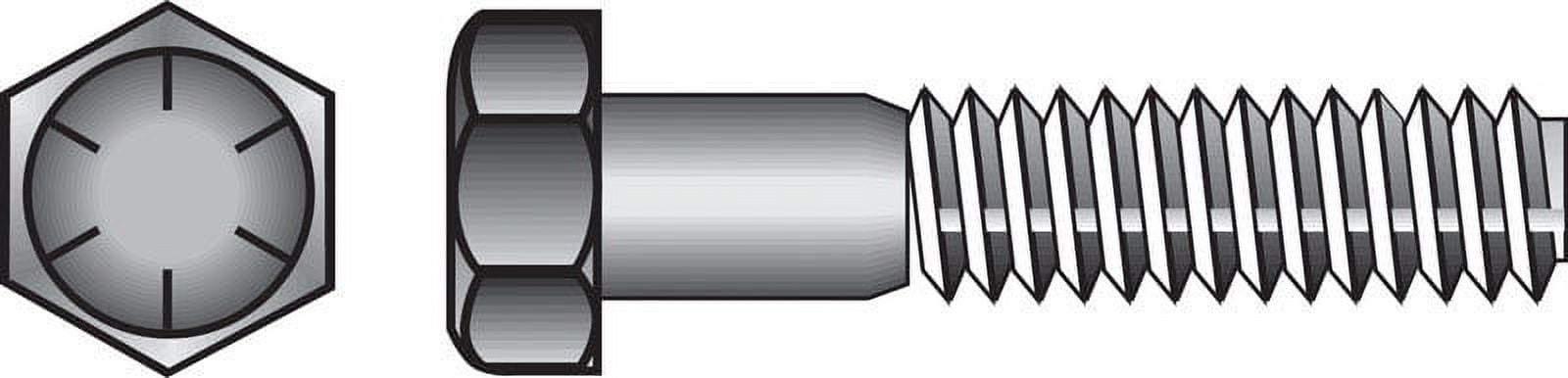Hillman 5/16" Yellow Dichromate Grade 8 Steel Hex Head Cap Screw
