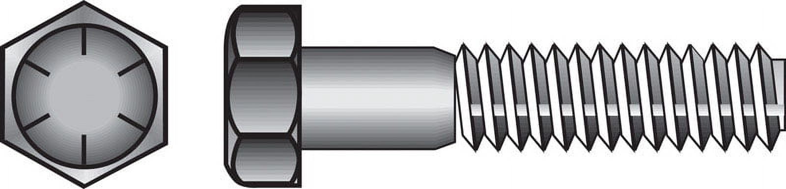 Hillman 5/16" Yellow Dichromate Grade 8 Steel Hex Head Cap Screw