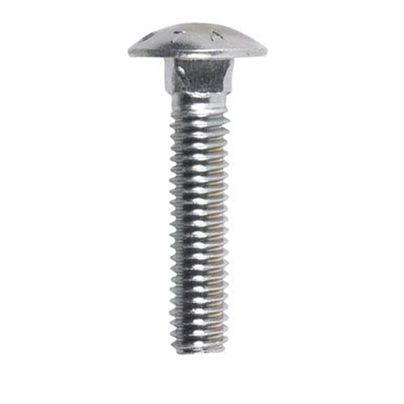 Hillman 5/16 in. Dia. x 2 in. L Zinc-Plated Steel Carriage Bolt 100 pk