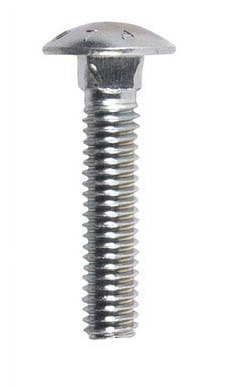 Hillman 5/16 in. Dia. x 2 in. L Zinc-Plated Steel Carriage Bolt 100 pk