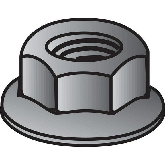Hillman 5/16 in. Zinc-Plated Steel USS Whiz Lock Nut 100 pk