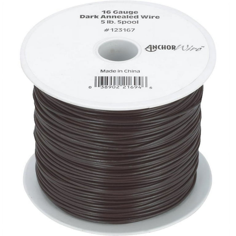 Hillman 50 ft. L Black Annealed Steel 16 Ga. Mechanics Wire Hillman 50 ft. L Black Annealed Steel 16 Ga. Mechanics Wire