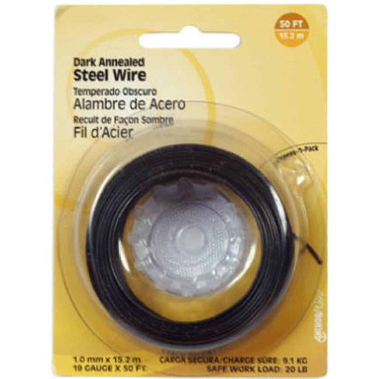 Hillman 50 ft. L Black Annealed Steel 28 Ga. Wire Hillman 50 ft. L Black Annealed Steel 28 Ga. Wire
