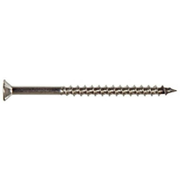 Hillman 5000503 Weather Maxx 1 No. 10 x 2.5 in. Square Flat Head Stainless Steel Deck Screws - Pack of 2000