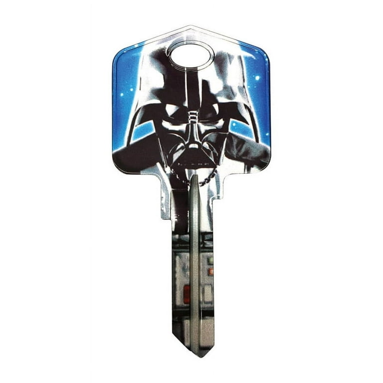 Hillman Star Wars Darth Vader House/Padlock Universal Key Blank Single Hillman Star Wars Darth Vader House/Padlock Universal Key Blank Single