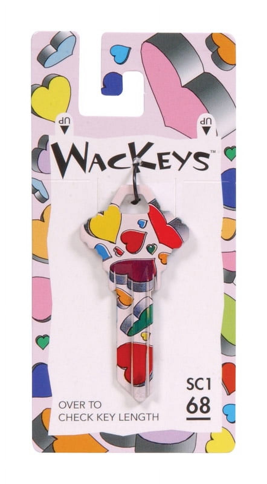 Whacky Key Hillman 5005150 Wackey House & Office Universal Key Blank, No.68-SC1 ...