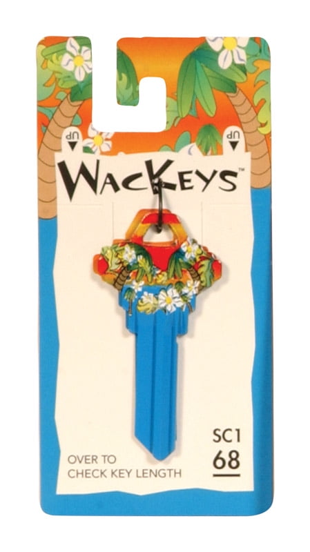 Hillman Wackey Hawaiian House/Office Universal Key Blank SC1/68 Single Hillman Wackey Hawaiian House/Office Universal Key Blank SC1/68 Single