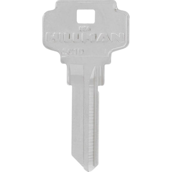 Hillman 5007081 House & Office Universal Key Blank, 2026 SC1D Single Sided - Pack of 4