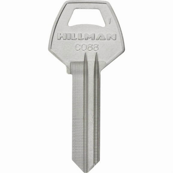 Hillman 5007516 House Universal Key Blank with 2001 Single Sided Case - Pack of 4