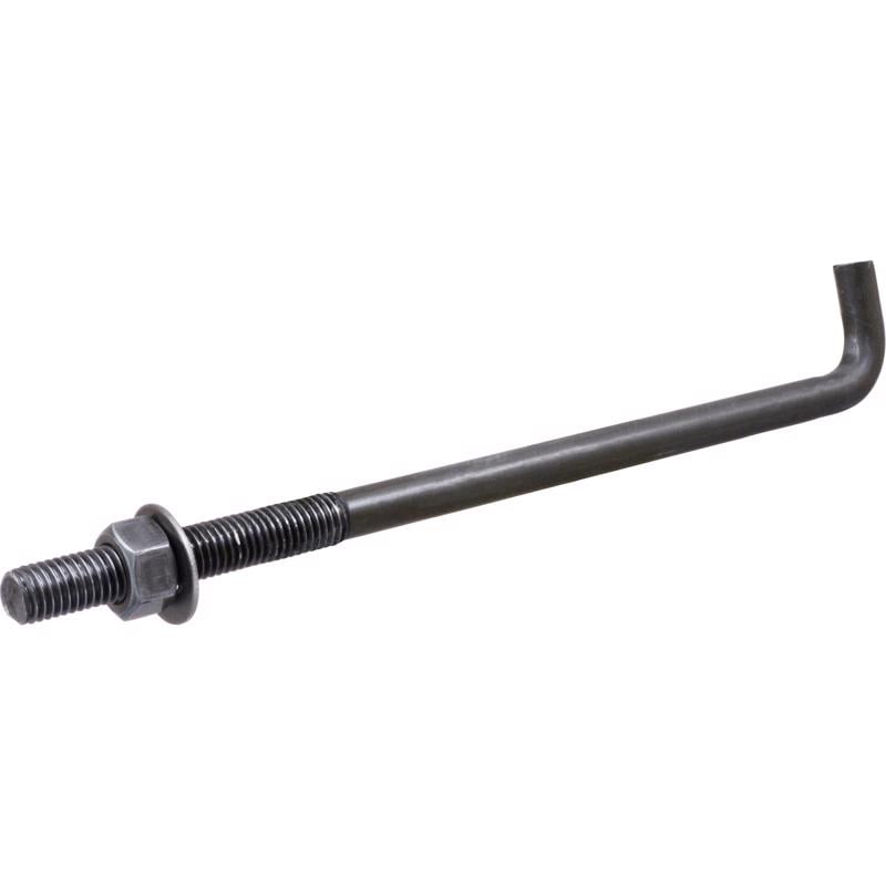 Hillman 5360029 0.62 Dia. x 12 in. Steel Round Head Anchor Bolts, Pack of 10