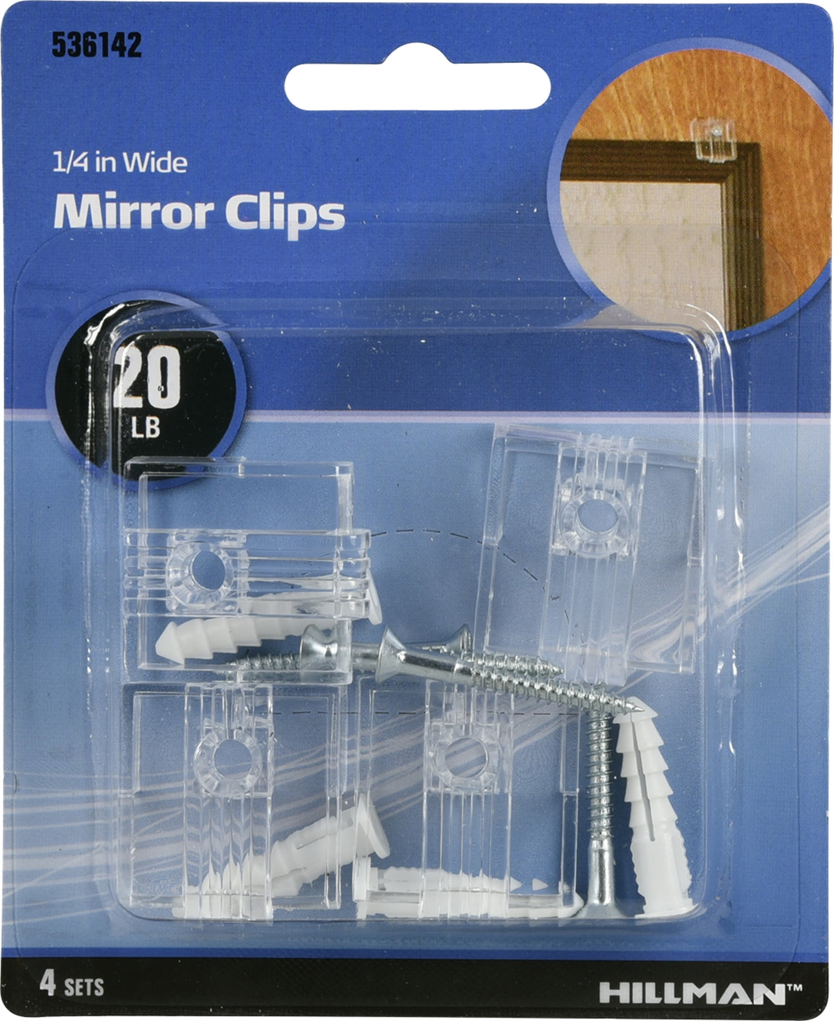 Hillman Metal Mirror Clip in the Mirror Accessories department at