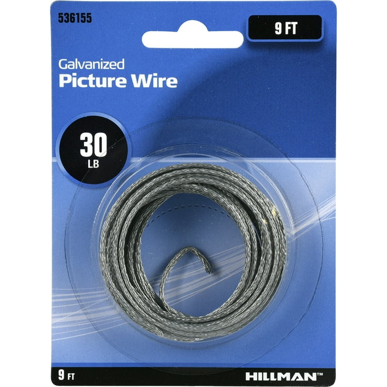 Ook Galvanized Braided Picture Wire 30 lb 1 pk Ook Galvanized Braided Picture Wire 30 lb 1 pk