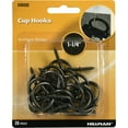 thumbnail image 1 of Hillman 536202 Cup Hooks, Screw Hooks, Antique Brass (1-1/4") - 20 Pieces, 1 of 2