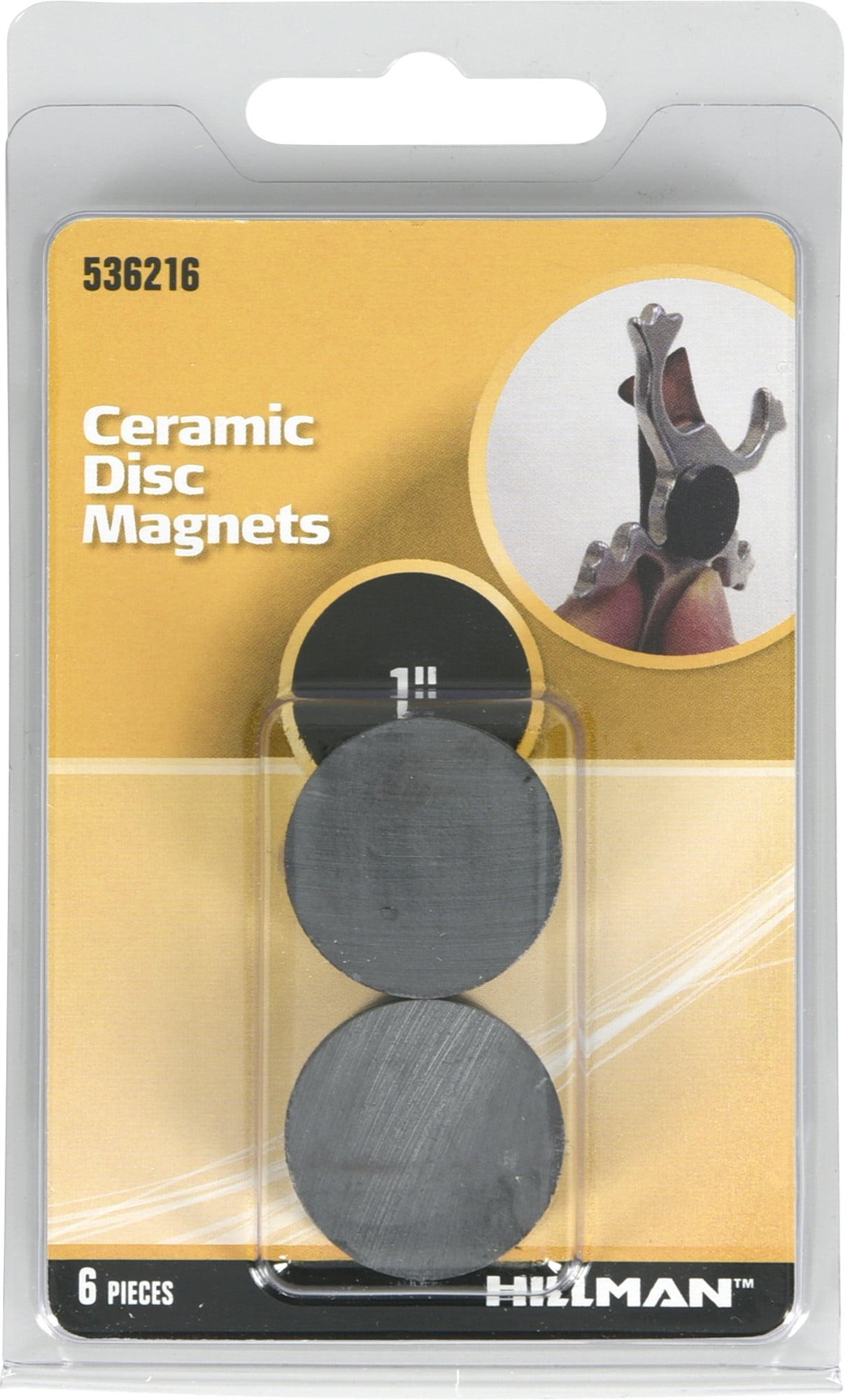 Hillman 536216 Ceramic Disc (1") 6 Pieces
