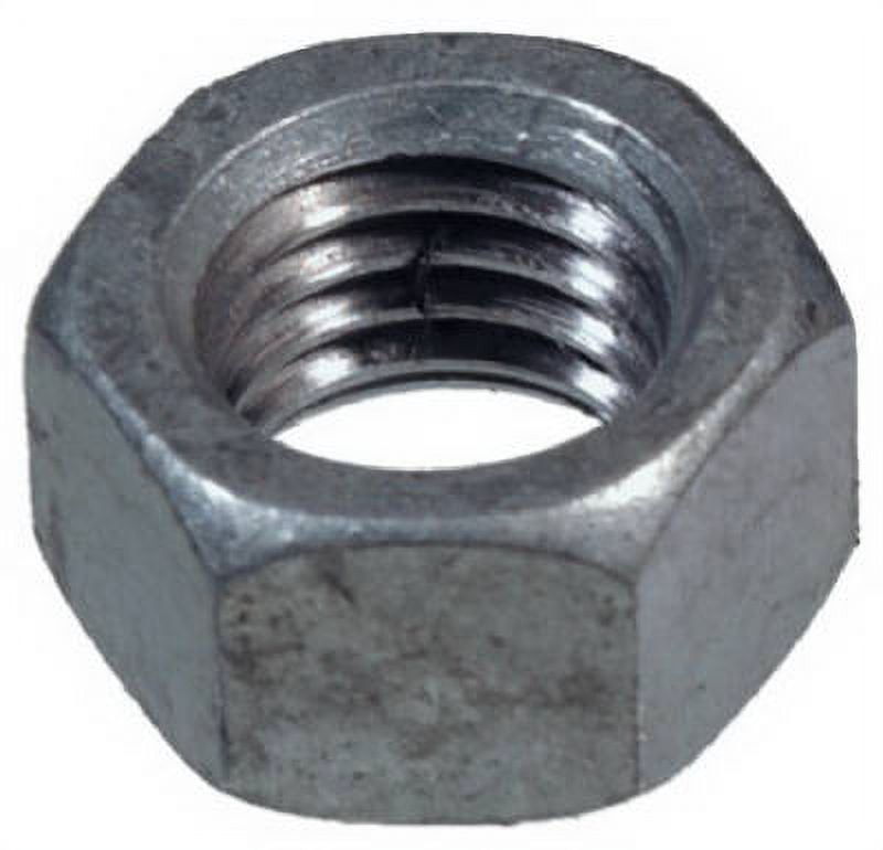 Hillman 54168 0.375 in. Zinc Dichromate Steel USS Hex Nut - Pack of 100