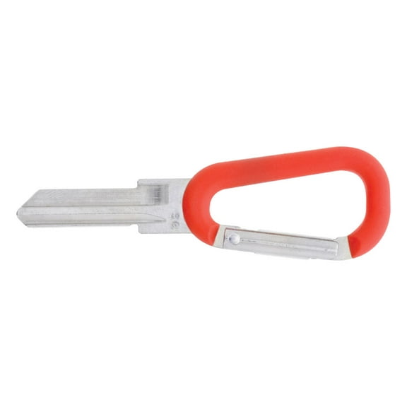 Hillman 5933361 Clip Key House & Padlock Blank Double Sided Universal Key - Red, Pack of 6