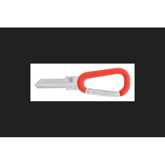 Hillman 5933361 Clip Key House & Padlock Blank Double Sided Universal Key - Red, Pack of 6