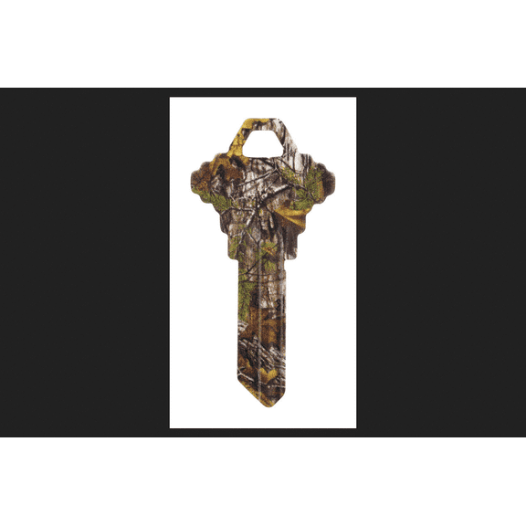 Hillman 5934047 RealTree Green House & Office Universal Key Blank for Single Sided - Case of 6