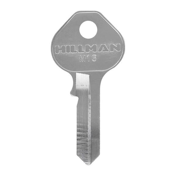 Hillman 5937503 Padlock M16-Single Sided Universal Key Blank for Master Lock, Assorted - Pack of 10