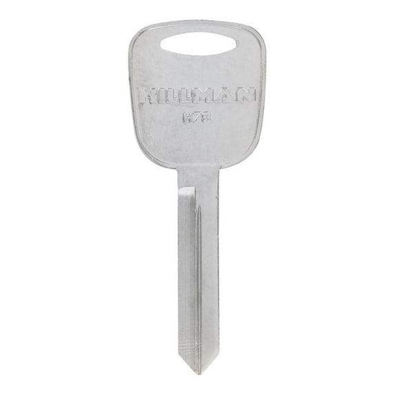 Hillman 5937917 Automotive Blank Double Sided Universal Key for Ford - Silver, Pack of 10