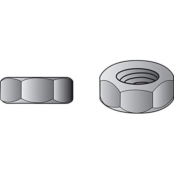Hillman 59561 0.31 in. Stainless Steel SAE Hex Nut Pack of 100