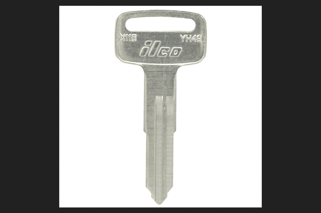 Hillman 5965884 Automotive Blank YM60 Double Sided Universal Key for ...