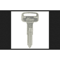 thumbnail image 1 of Hillman 5965884 Automotive Blank YM60 Double Sided Universal Key for Yamaha - Black & Silver, Pack of 10, 1 of 1