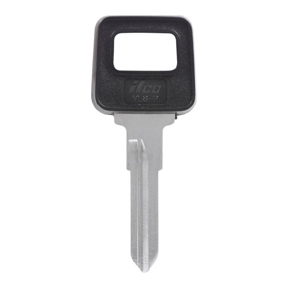 Hillman 5965934 Automotive Blank VL10PH Double Sided Universal Key for Volvo - Black & Silver, Pack of 5
