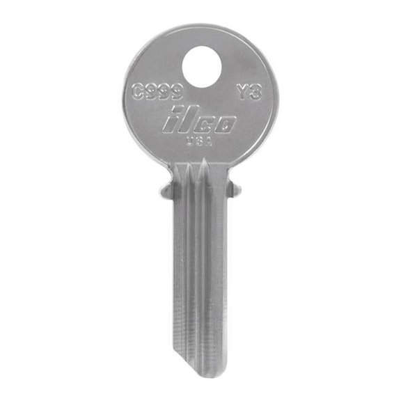 Hillman 5968672 Traditional Key House & Office Blank Single Sided Universal Key - Pack of 10