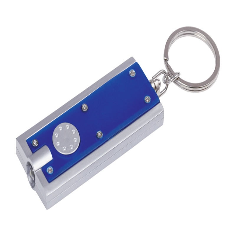 Hillman 5982590 1 in. Dia. Plastic Assorted Color LED Light & Split Ring Key Chain - Pack of 25