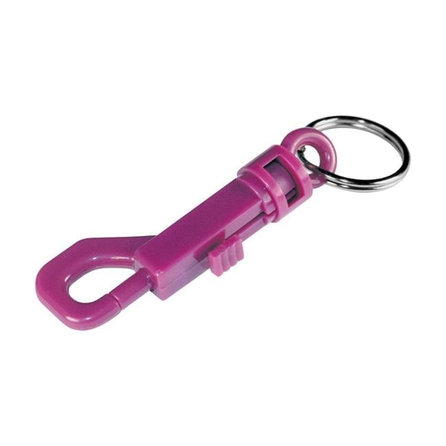 Hillman 5985494 Plastic Multi Color Snap Hook Clip Strip - Case of 12