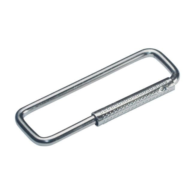 Hillman 5988506 Metal Silver Split & Cable Key Ring - Silver, Pack of 50