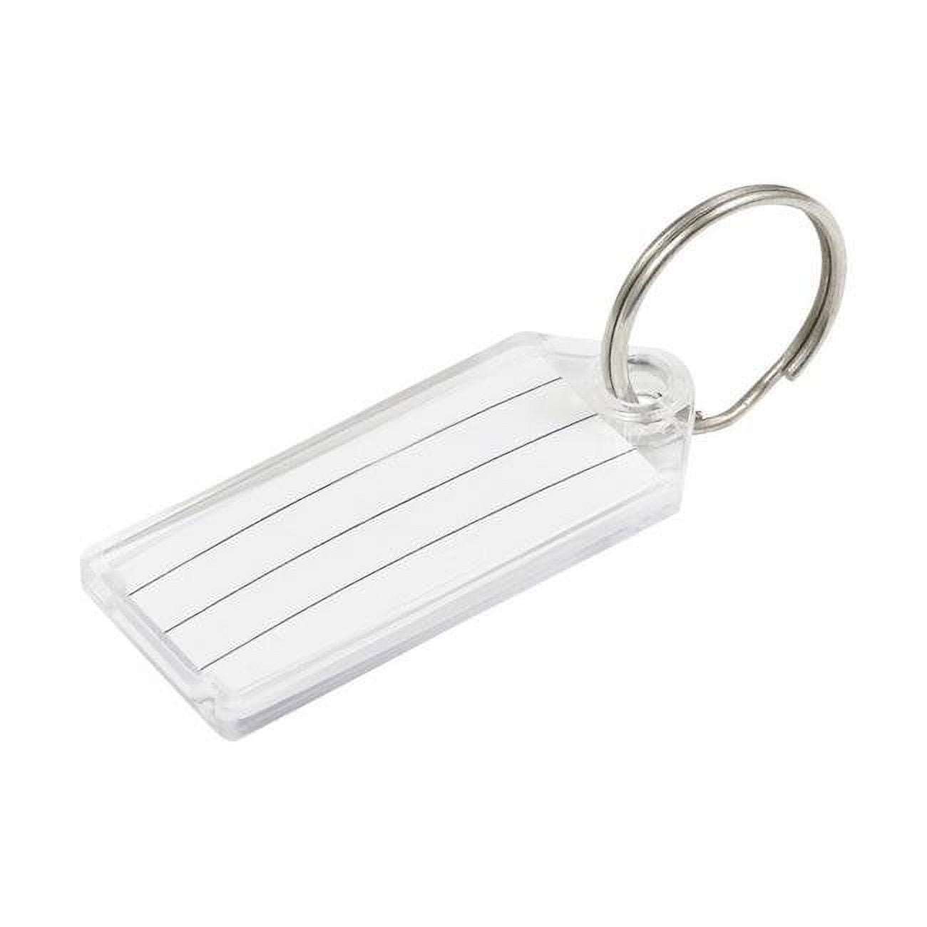 100pcs Blank Acrylic Keychains Acrylic Key Chain Key Pendant Key Decorations