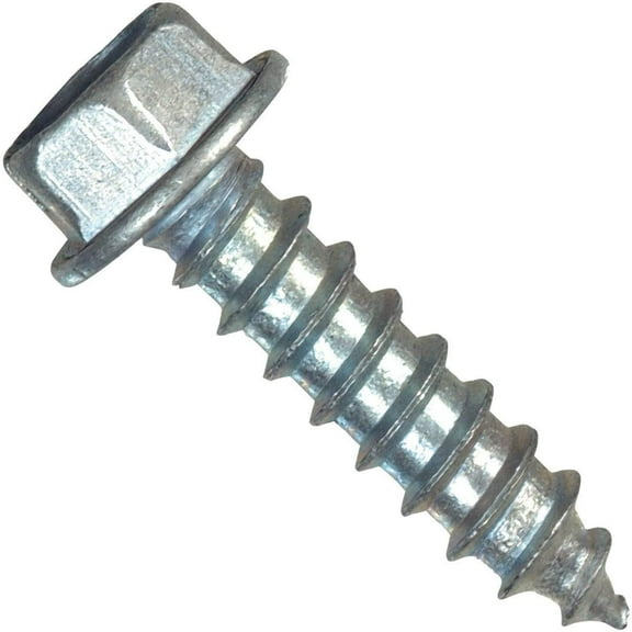 Hillman 6 Sizes x 1/2 in. L Slotted Hex Head Zinc-Plated Steel Sheet Metal Screws 100 pk