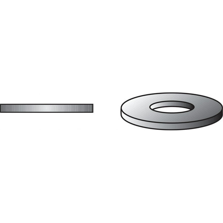 Hillman Zinc-Plated Steel 1/2 USS Flat Washer 650 pk Hillman Zinc-Plated Steel 1/2 USS Flat Washer 650 pk