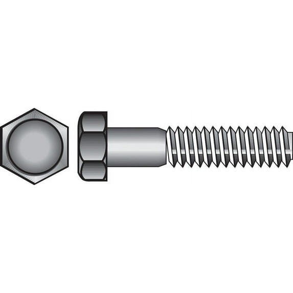 Hillman 7/16" Zinc Plated Steel Hex Bolt