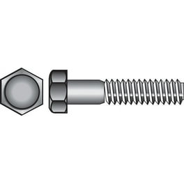 Hillman 7/16 in. D X 4-1/2 in. L Zinc Plated Steel Hex Bolt 25 pk Hillman 7/16 in. D X 4-1/2 in. L Zinc Plated Steel Hex Bolt 25 pk
