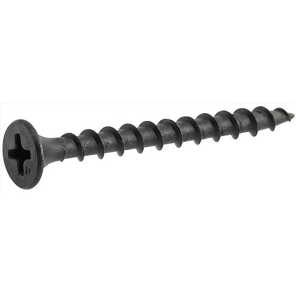 The Fastener Center 100pc 8x3 Blk Dw Screw 42424