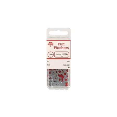 Hillman #8 Steel Zinc Plated Flat SAE Washer (30-Count) 6447