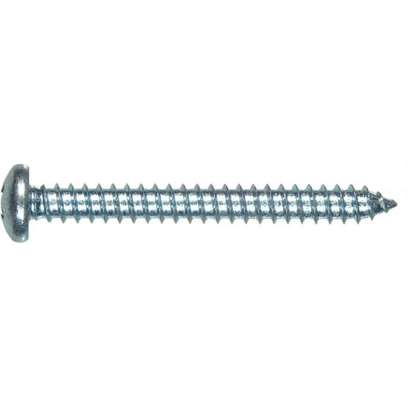 Hillman Sheet Metal Screw 8x1 Inch - Zinc Plated - 1 Inch, Gray