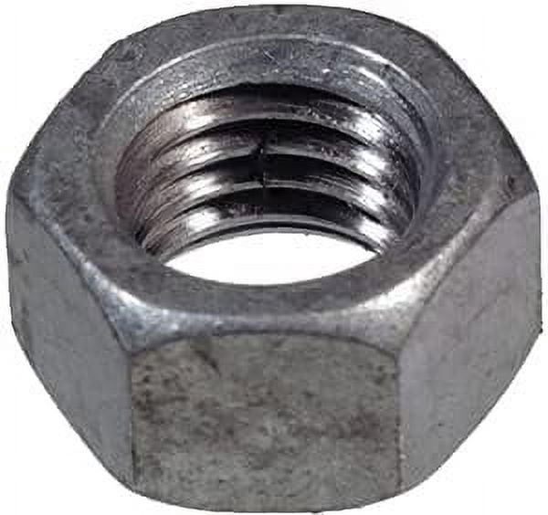Hillman 810509 0.37-16 in. Coarse Galvanized Hex Nuts Zinc - Pack of 100