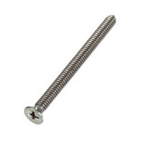 Hillman 825532 10-32 x 0.5 in. Phillips Flat Head Stainless Steel Machine Screw