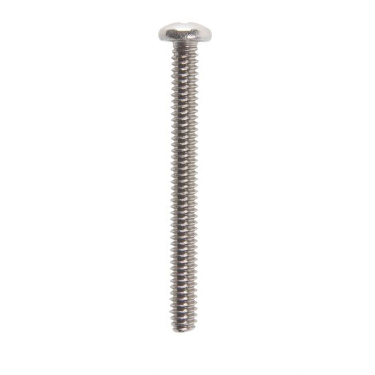 Hillman Stainless Steel Machine Screws No. 10 - 24 x 2 in. Phillips Stainless Steel Pan Box 1